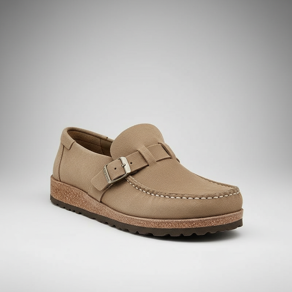 Beige Suede Loafers - Luxury