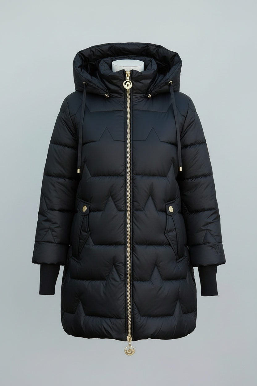 Black Puffer Coat - consistent