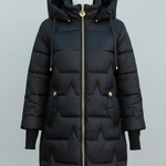 Black Puffer Coat - consistent