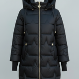 Black Puffer Coat - consistent