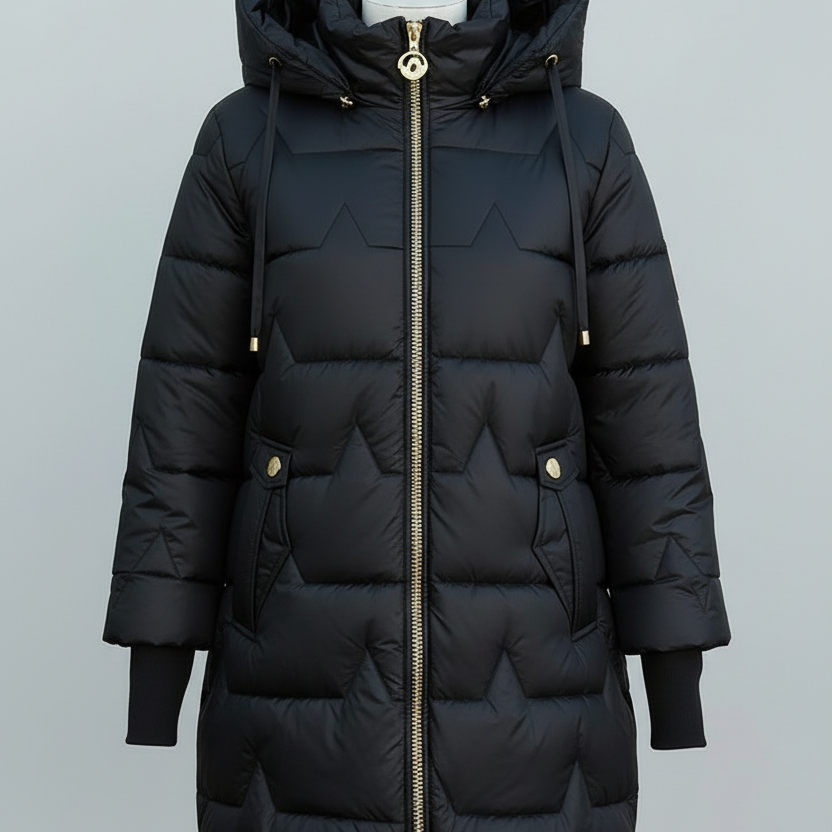 Black Puffer Coat - consistent
