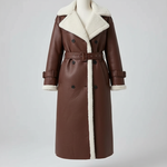 Brown Shearling Coat
