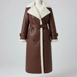 Brown Shearling Coat