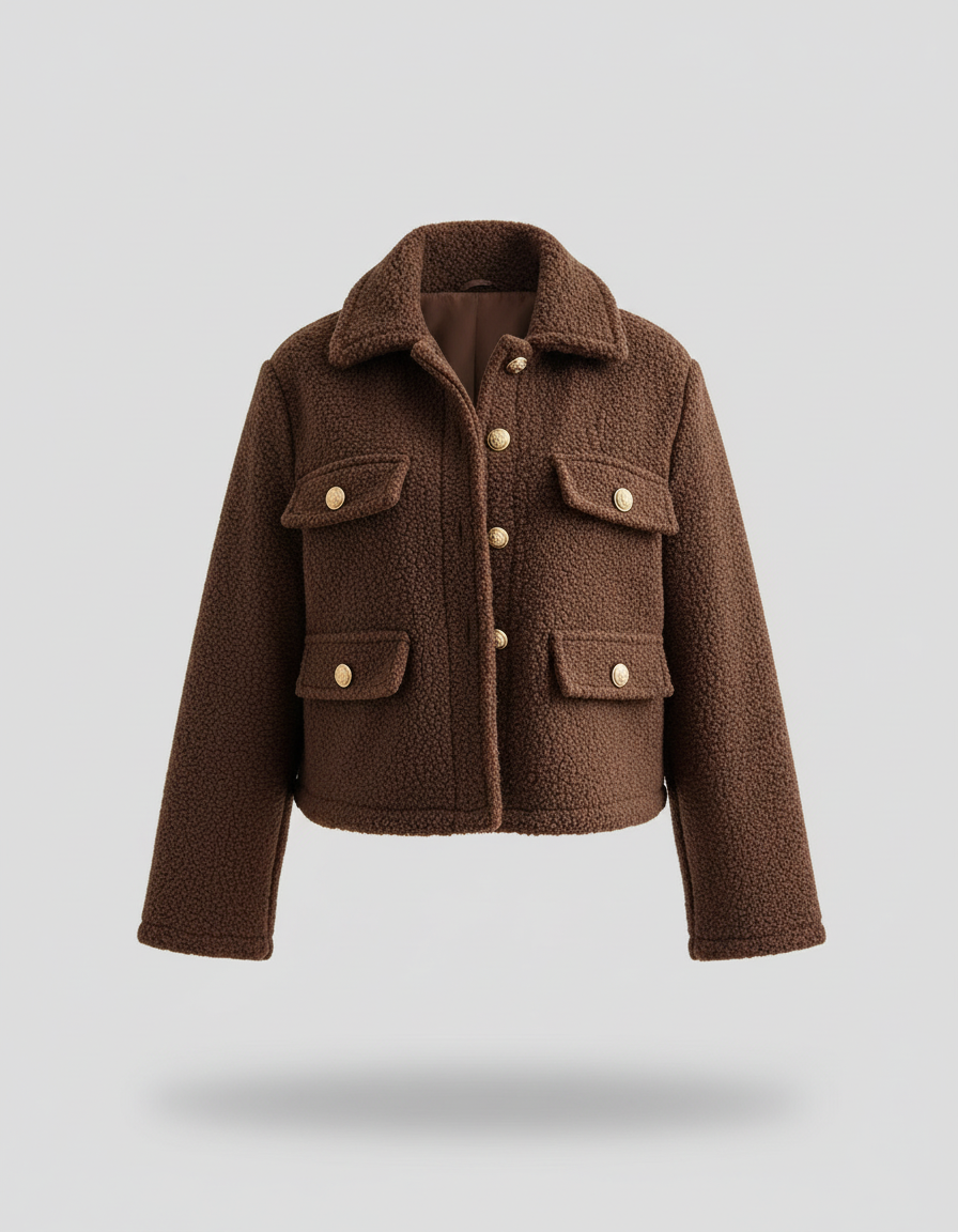 Brown Teddy Jacket