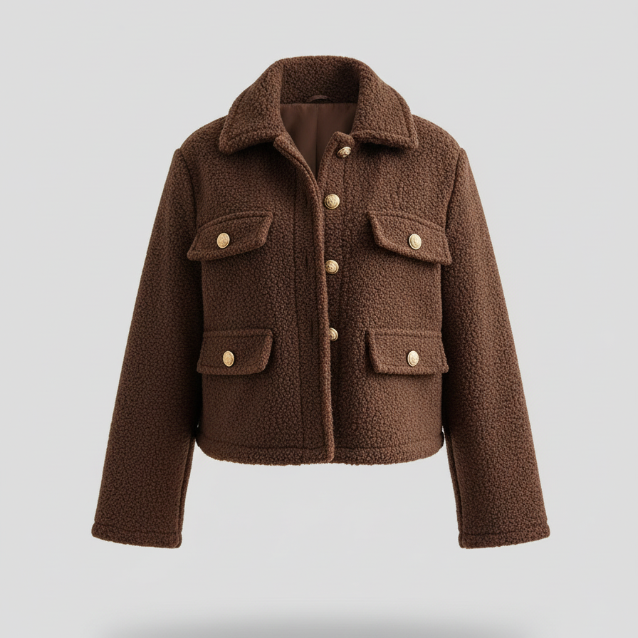Brown Teddy Jacket