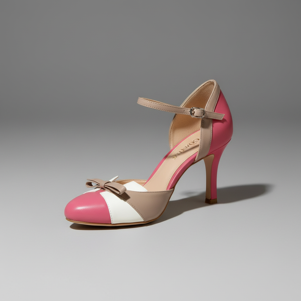 Pink Bow-Tie Heels - Luxury