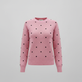 Pink Knit Jumper - front view