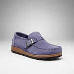 Purple Suede Loafers - Luxury
